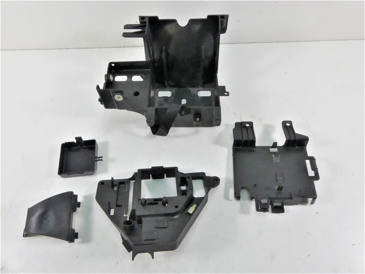 2010 Harley Touring FLHX Street Glide Battery Tray Electric Holder Set 66281-09 {{ shop.shopifyCountryName }} - Mototech271