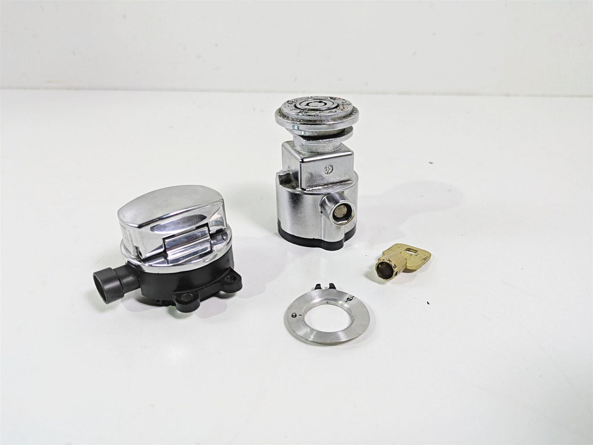 2016 Harley FXDF Dyna Fat Bob Ignition Switch Steering Lock Key Set 71430-12 {{ shop.shopifyCountryName }} - Mototech271