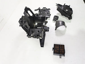 2011 Harley Touring FLHTCUSE CVO E-Glide Battery Tray & Electric Mounts 66281-09 | Mototech271