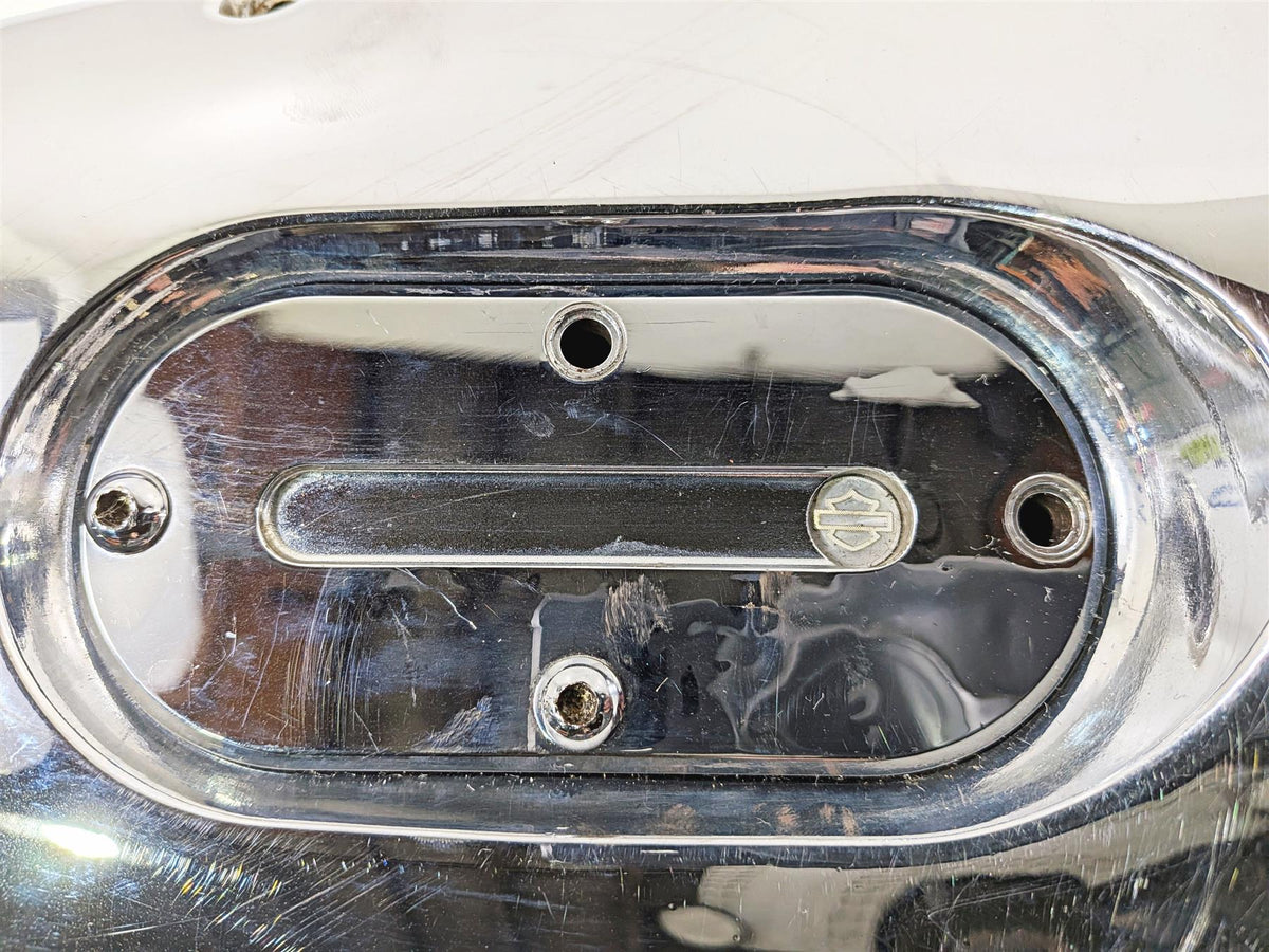 1996 Harley FLSTC Softail Heritage Chrome Outer Primary Clutch Cover 60506-95 {{ shop.shopifyCountryName }} - Mototech271