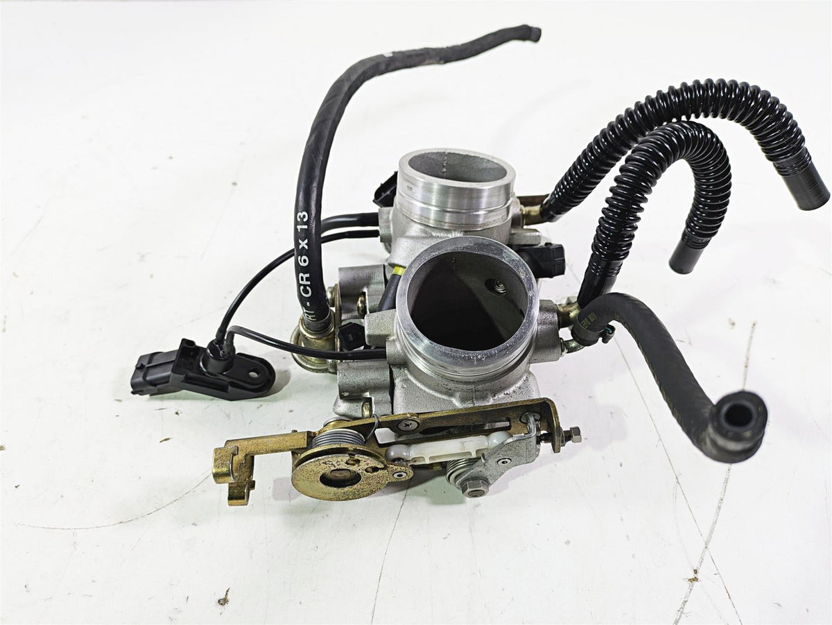 2008 Aprilia RSVR 1000 Factory Throttle Bodies Body Set AP0296970 {{ shop.shopifyCountryName }} - Mototech271