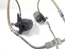 Load image into Gallery viewer, 2013 Harley VRSCF Muscle Vrod Front Brake Caliper Set + Lines 44731-08 44732-08
