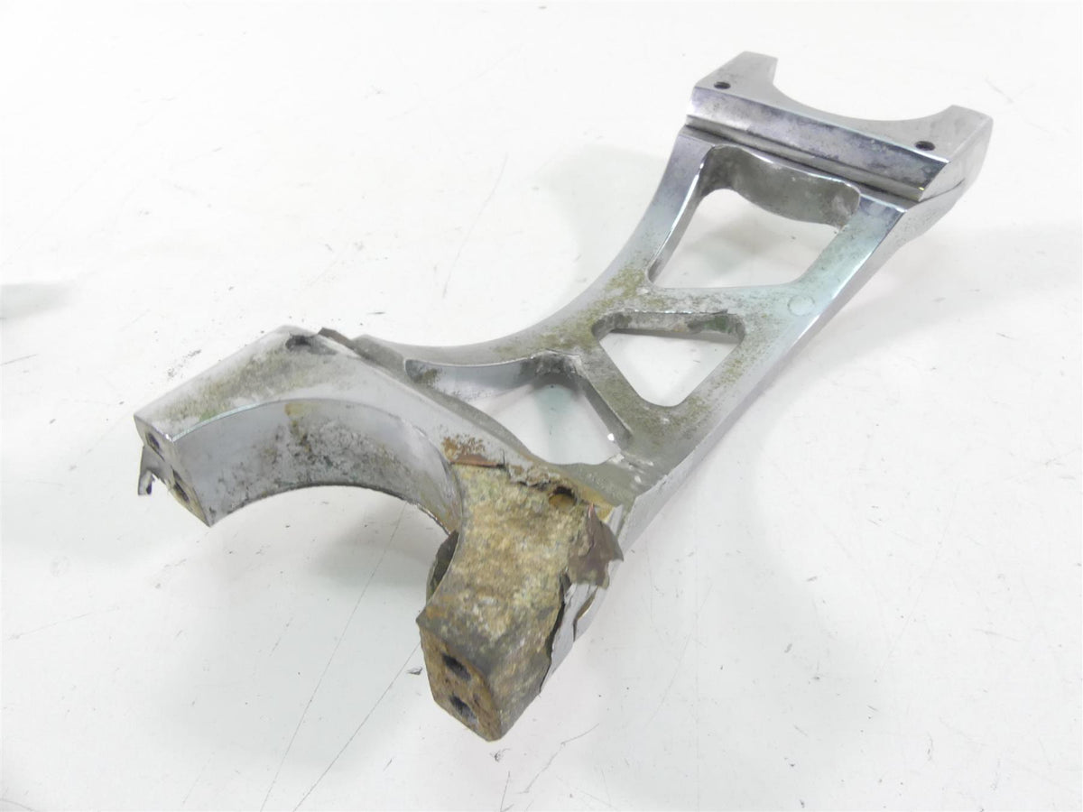 2002 Harley Softail FXSTDI Deuce Front Fork Chrome Support Bracket {{ shop.shopifyCountryName }} - Mototech271