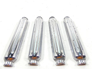 2007 Harley Touring FLHRSE CVO Road King Throttle Cable Chrome Cover Set