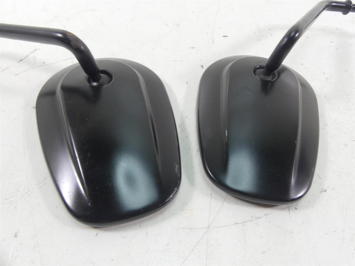 2009 Harley FXDF Dyna Fat Bob Rear Black View Mirror Set -Read 91909-03 91910-03 {{ shop.shopifyCountryName }} - Mototech271