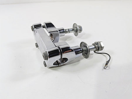 2011 Harley FXDF Dyna Fat Bob Chrome Milwaukee Handlebar Riser Clamps 55900025 {{ shop.shopifyCountryName }} - Mototech271