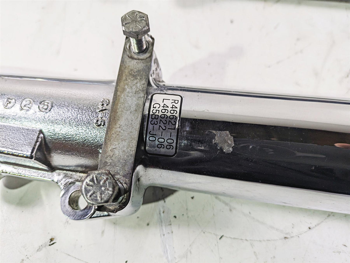 2007 Harley Touring FLHTCU SE CVO E-Glide Front Chrome Fork Leg Set 46621-06 {{ shop.shopifyCountryName }} - Mototech271