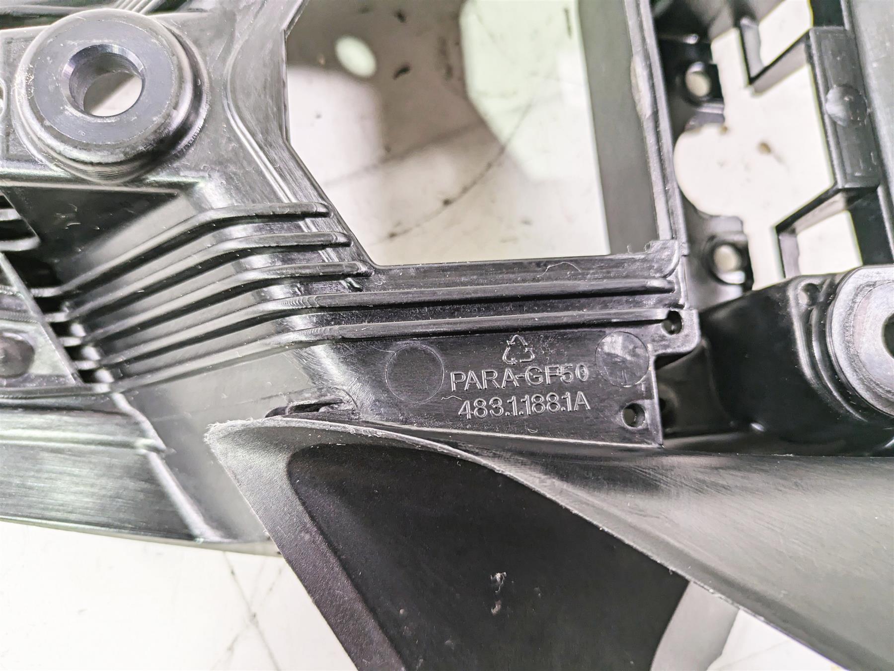 2015 Ducati Panigale 1299 S Rear Tail Center Bracket Mount FADED 48311881A {{ shop.shopifyCountryName }} - Mototech271