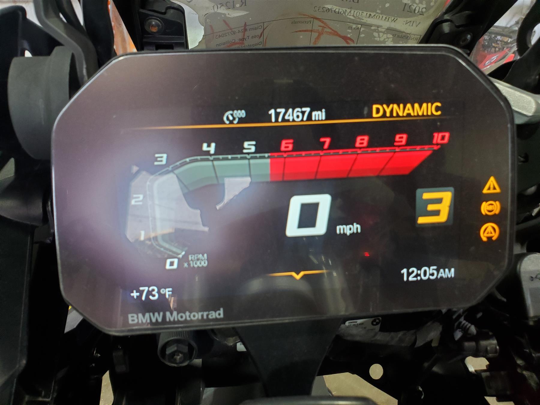 2021 BMW R1250GS K51 Adv Tft Speedometer Screen Dash 62111598807 {{ shop.shopifyCountryName }} - Mototech271