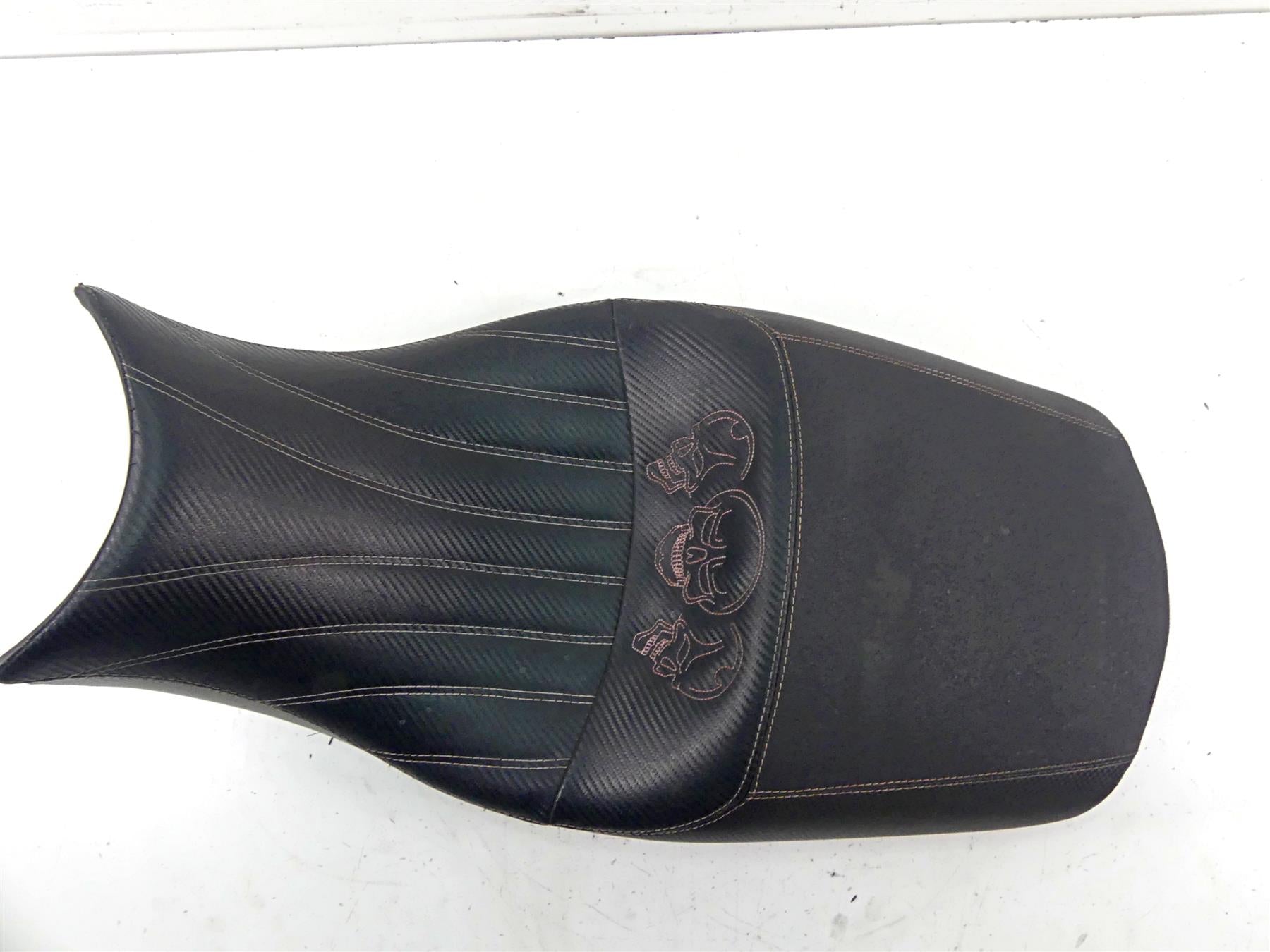 2013 Ducati Diavel Red Corbin Skull Seat Saddle D-DVL-11 {{ shop.shopifyCountryName }} - Mototech271