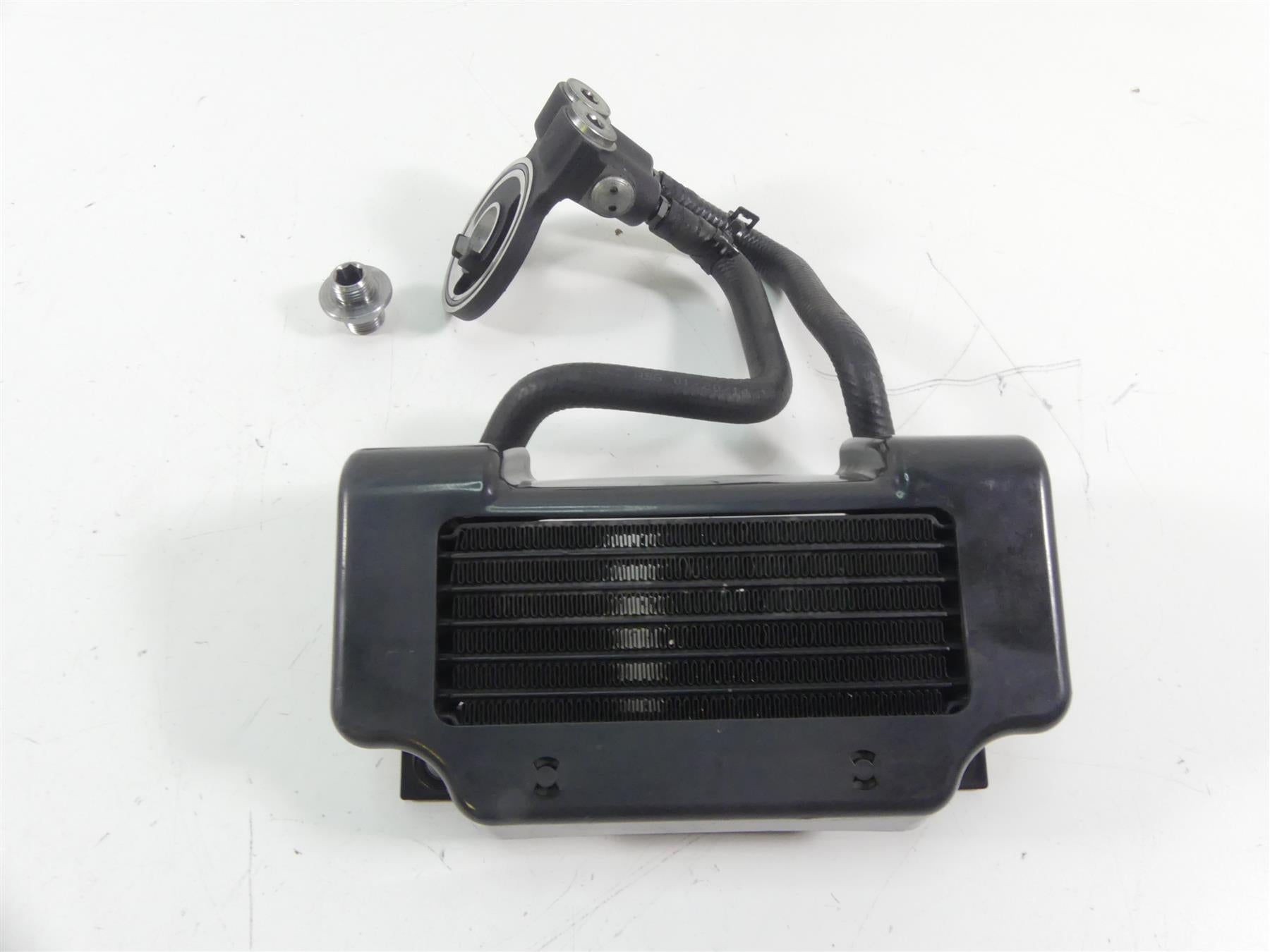 2014 Harley Touring FLHX Street Glide Oil Cooler + Cover & Flange