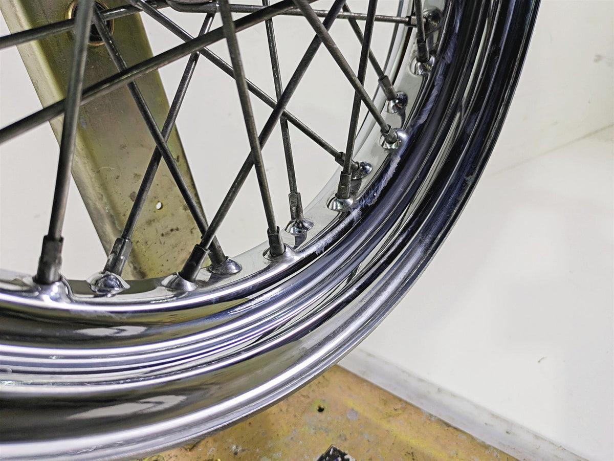 1999 Harley Touring FLHTCUI E-Glide Front Wheel Rim 16x3 Spoke READ 43403-87A {{ shop.shopifyCountryName }} - Mototech271