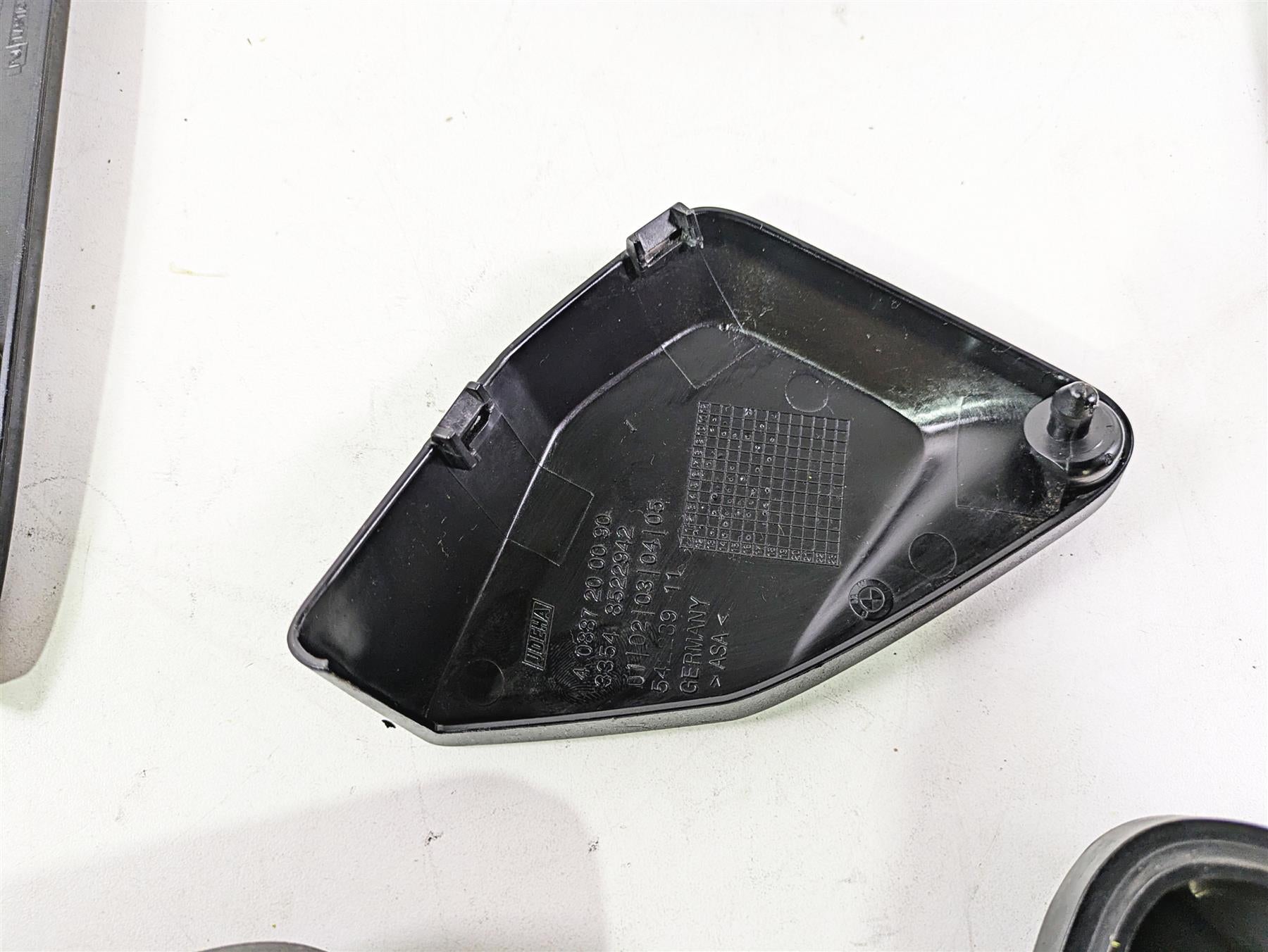 2013 Ducati Hyperstrada 821 Black Molded Infill Ignition Cover Fairing Set {{ shop.shopifyCountryName }} - Mototech271
