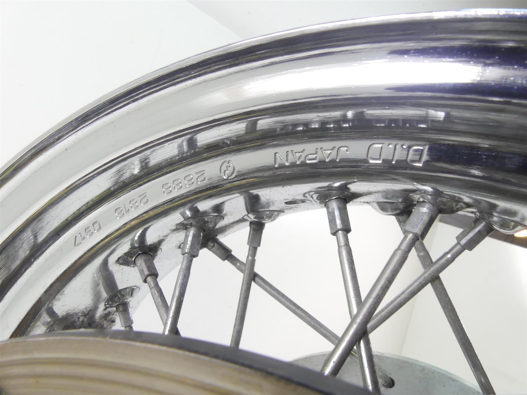 2002 Yamaha XVS1100 V-Star Nice Chrome Spoke Rear Wheel Rim 15x4.5 5EL-25311-00 {{ shop.shopifyCountryName }} - Mototech271
