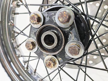 1996 Harley FLSTC Softail Heritage Rear Wheel Rim 16x3 40975-86 {{ shop.shopifyCountryName }} - Mototech271