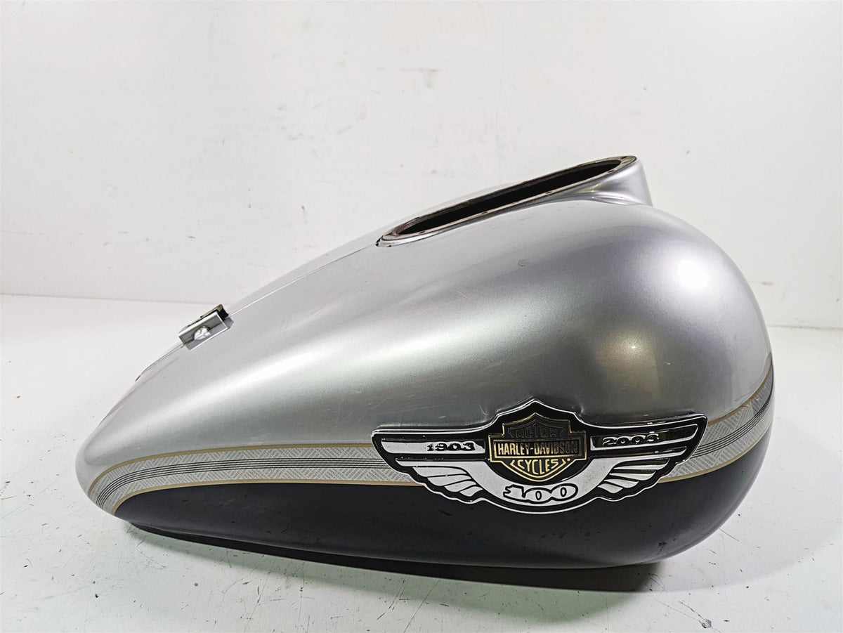 2003 Harley Touring FLHTCUI 100TH E-Glide Fuel Gas Petrol Tank & Emblem 61356-03 {{ shop.shopifyCountryName }} - Mototech271
