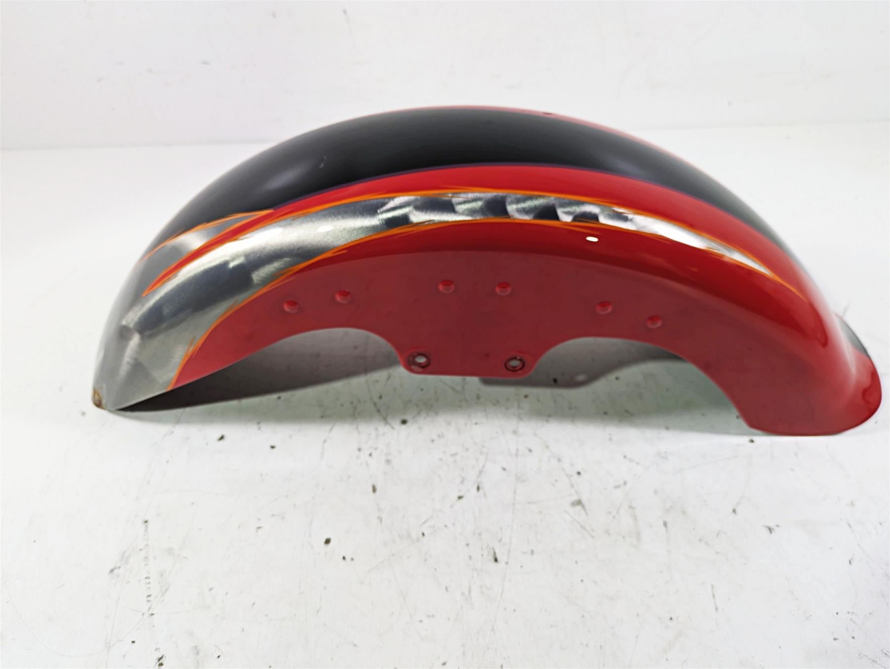 2005 Harley Softail FLSTFSE CVO Fat Boy Front Fender Electric Cherry 59595-05
