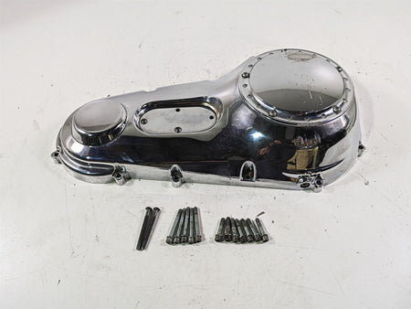 2005 Harley Softail FLSTFSE CVO Fat Boy Outer Primary Clutch Cover 60506-99 {{ shop.shopifyCountryName }} - Mototech271