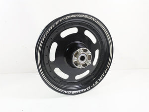 2014 Harley FXDF Dyna Fat Bob Front Wheel Rim 16x3 Black Straight 43300254
