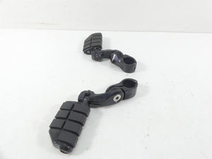 2007 Yamaha XVS1300 V-Star Black Adjustable Highway Bar Foot Peg Rests