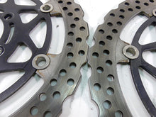 Load image into Gallery viewer, 2010 Kawasaki ZX1400 ZX14 R Ninja Front Brake Rotor Disc Set 41080-0102-5C
