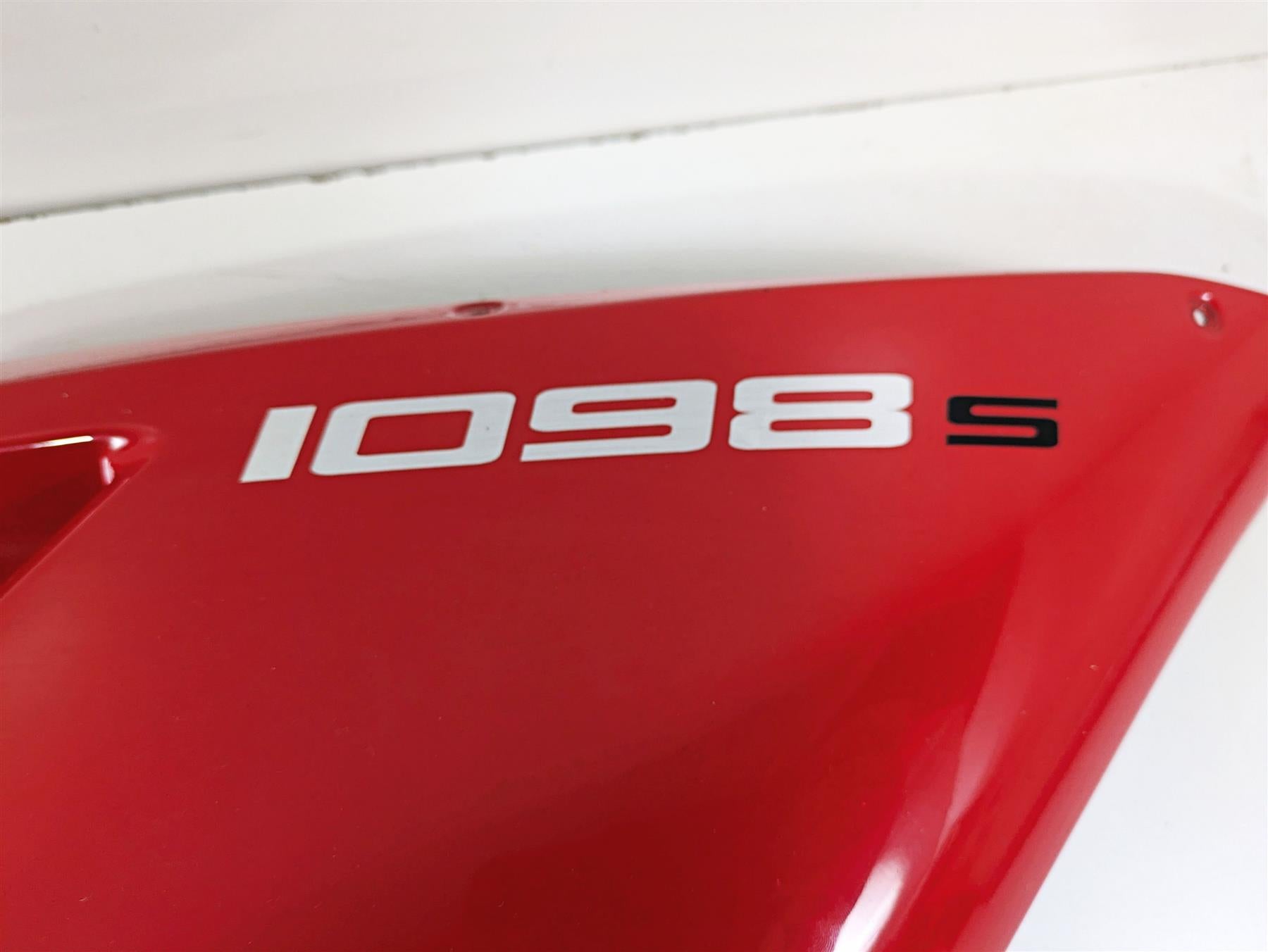 2008 Ducati SBK 1098 S Upper Lower Right Side Fairing Cover Cowl Set 48012392A {{ shop.shopifyCountryName }} - Mototech271