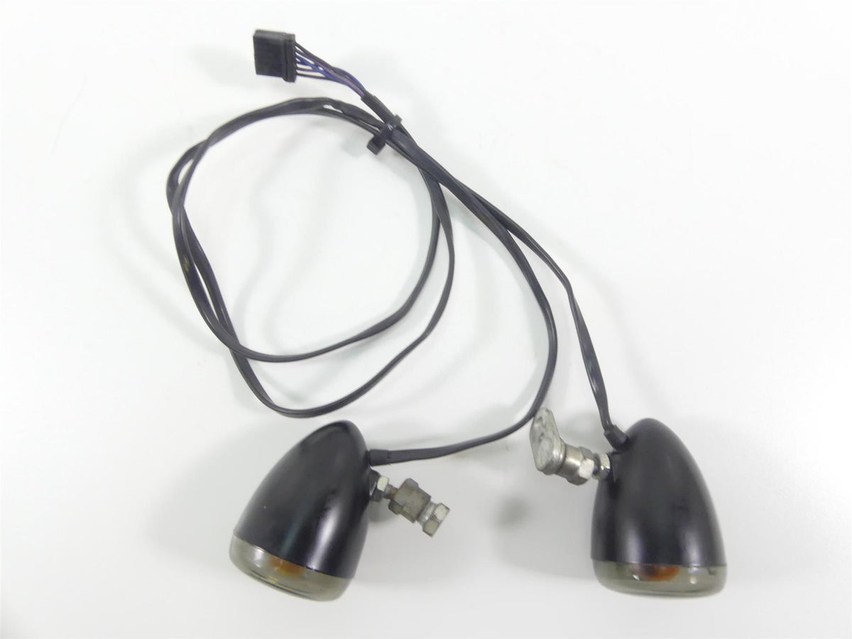 2008 Harley Softail FLSTSB Cross Bones Front Turn Signal Set -Read 68804-06 {{ shop.shopifyCountryName }} - Mototech271