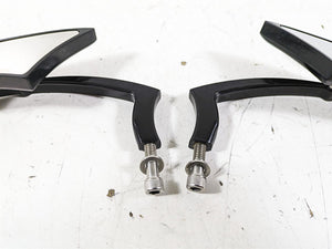 2015 Harley Touring FLHXS Street Glide Black Blade Rear View Mirror Set