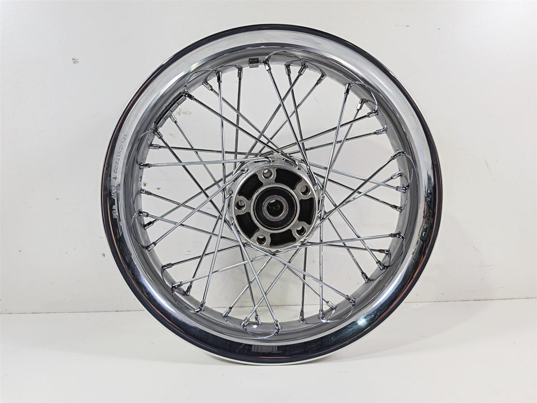 2000 Harley Touring FLHRCI Road King 16x3 Rear Wheel Spoke Rim -Runout 43440-05A {{ shop.shopifyCountryName }} - Mototech271