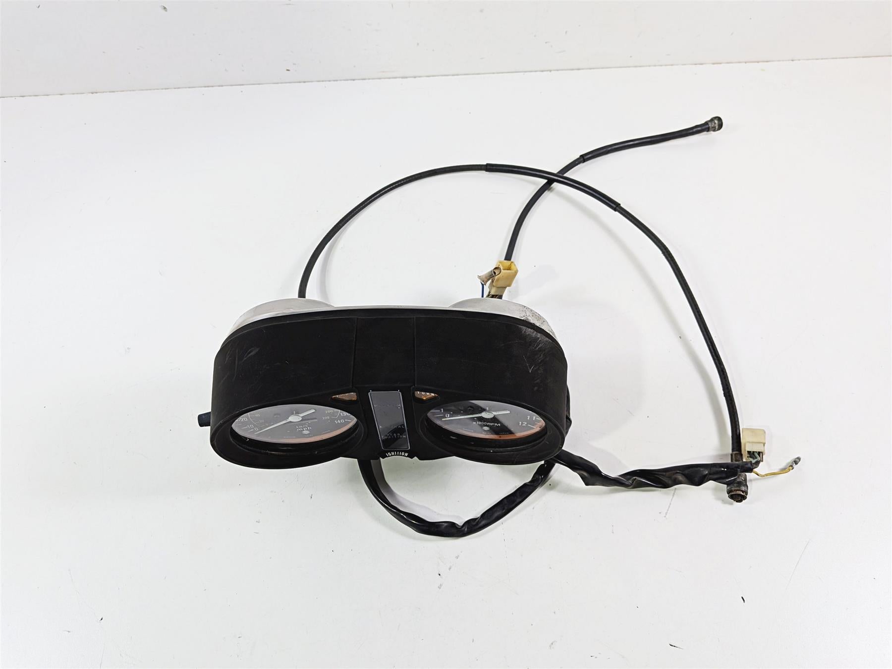 1978 Suzuki GS550 E Gauges Instrument Cluster 18K Set 34100-47032 34100-47034 {{ shop.shopifyCountryName }} - Mototech271
