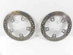 2013 Harley Touring FLHTP Electra Glide Front Brake Disc Rotor Set 41500017