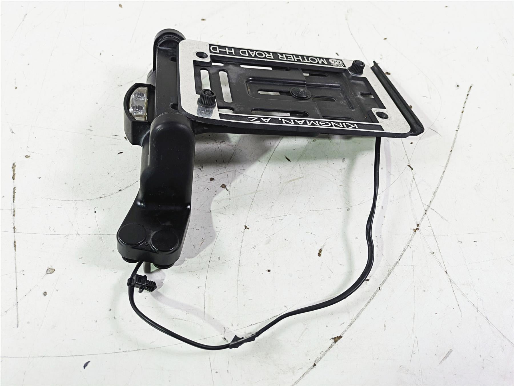 2012 Harley VRSCF Muscle V Rod Side License Plate Holder & Light 69390-09 {{ shop.shopifyCountryName }} - Mototech271