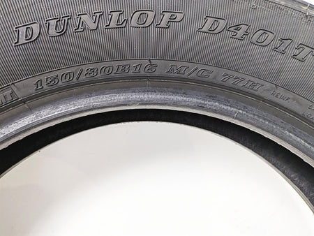 Used Rear Harley Motorcycle Tire Dunlop D401T 150/80B16 77H 43200063 {{ shop.shopifyCountryName }} - Mototech271
