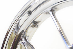 2008 Ducati 848 Straight Chrome Wheel Rim Set 17x3.5 17x5.5 50121161AB 50221341A | Mototech271