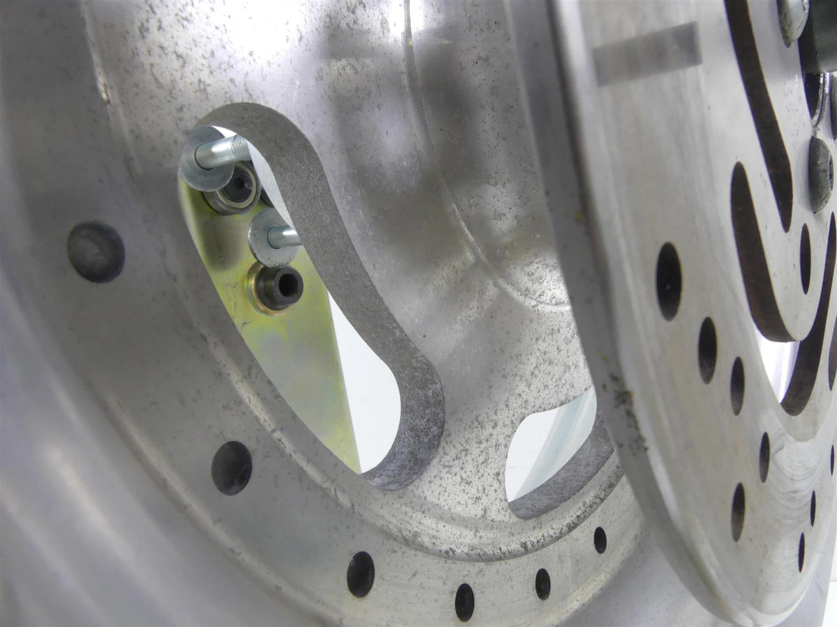 2009 Harley FXDF Dyna Fat Bob Straight 16x5 Slotted Rear Wheel Rim 40900179 {{ shop.shopifyCountryName }} - Mototech271