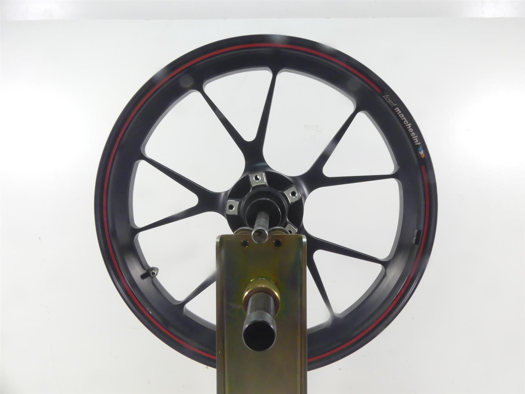 2008 Ducati 1098 S Front Straight 17x3.5 Marchesini Forged Wheel Rim 50121151AB {{ shop.shopifyCountryName }} - Mototech271