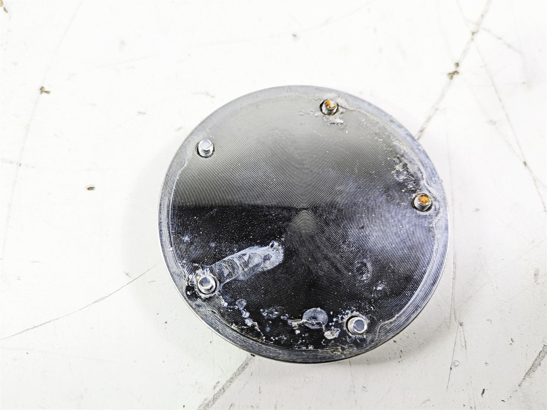 2003 Harley Touring FLHTCUI E-Glide 100th Chrome Cam Camshaft Cover 32536-03 {{ shop.shopifyCountryName }} - Mototech271