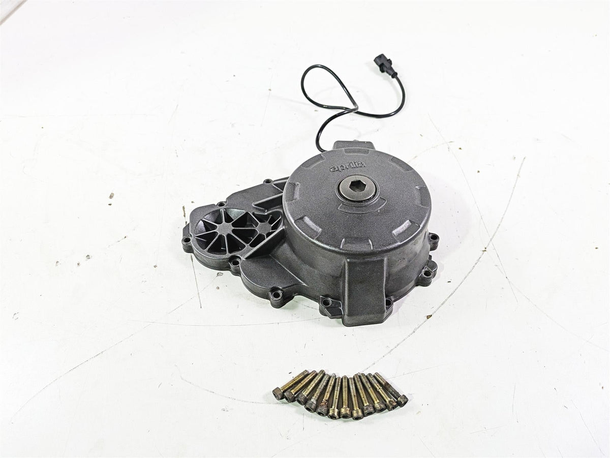 2008 Aprilia RSVR 1000 Factory Ignition Stator Generator Cover Cowl AP0610705 {{ shop.shopifyCountryName }} - Mototech271