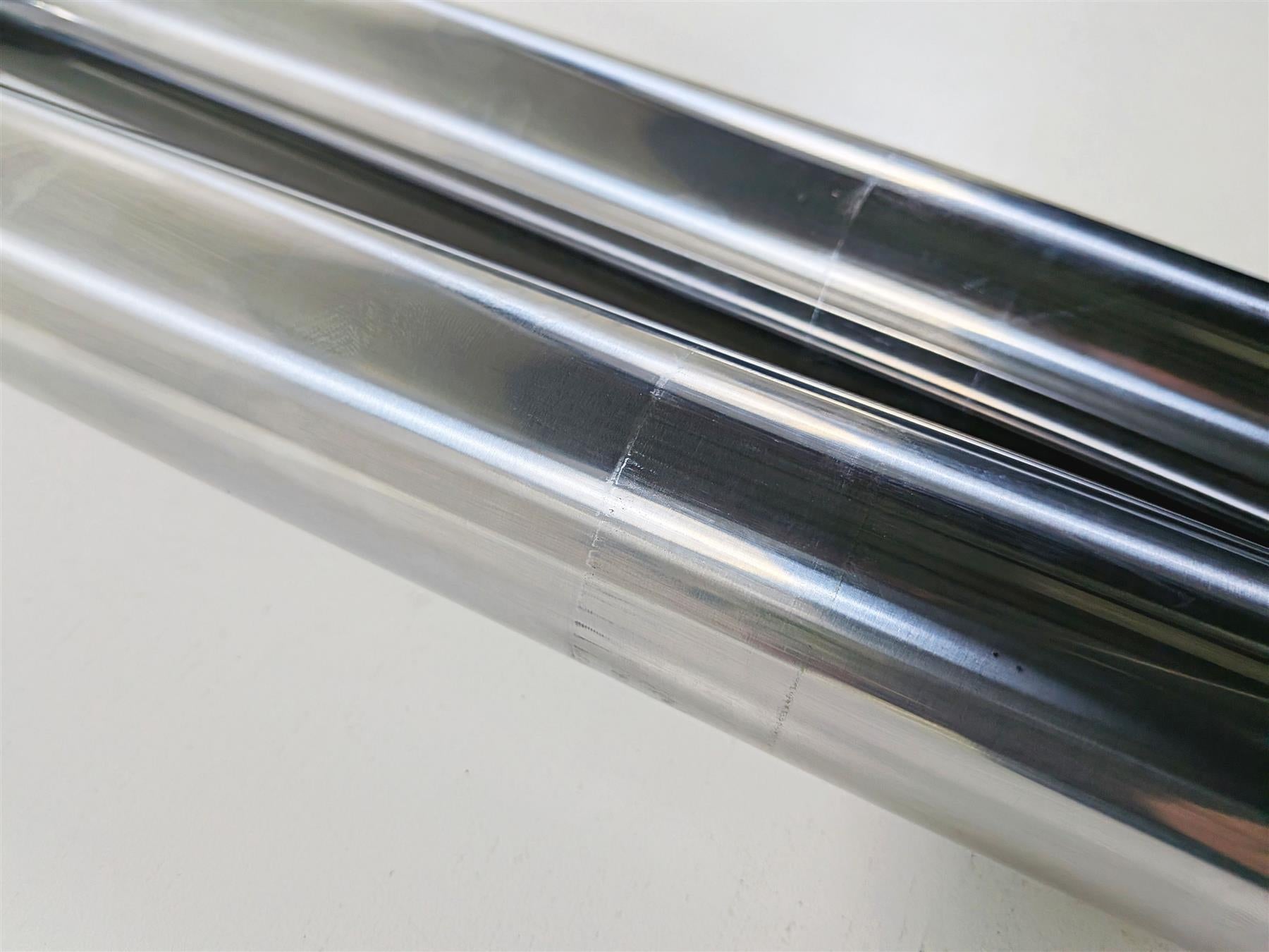 2009 Harley FXCWC Softail Rocker Straight Chrome Front Fork Leg Set 46950-08 {{ shop.shopifyCountryName }} - Mototech271