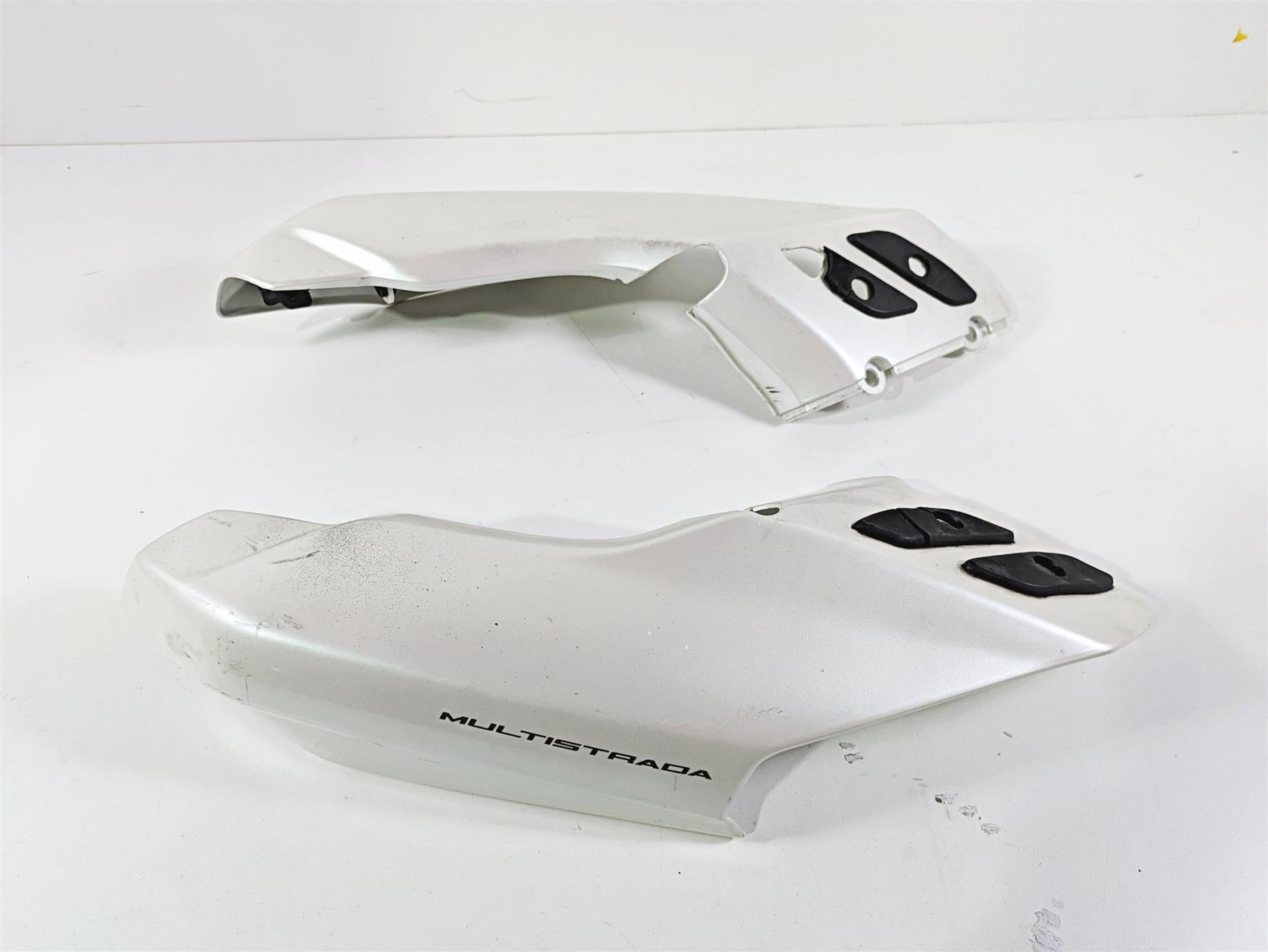 2009 Ducati Multistrada 1100 S Left Right Rear Tail Cover Fairings 48231122A {{ shop.shopifyCountryName }} - Mototech271