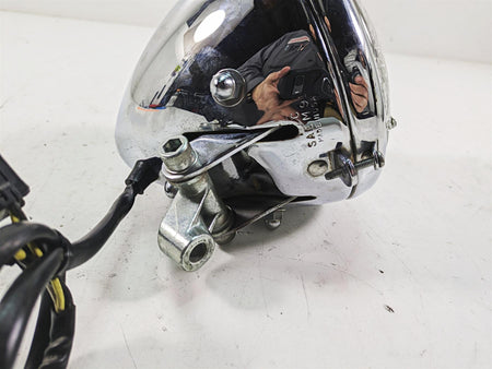 2000 Harley FXSTS Softail Springer Headlight Head Light Lamp + Visor 69769-05A {{ shop.shopifyCountryName }} - Mototech271