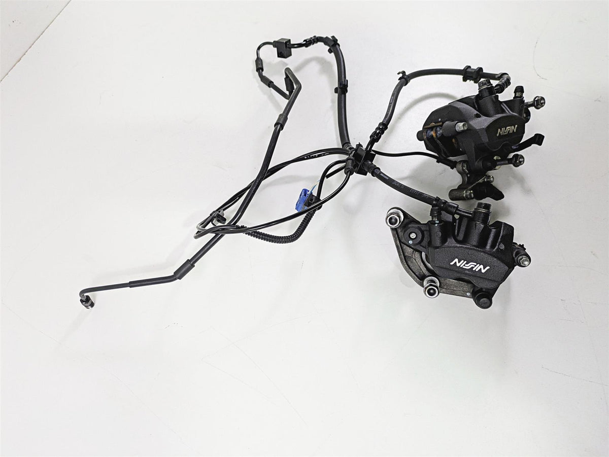 2016 Honda CBR650 F Front Brake Caliper Set - Nissin 45250-MJE-D11 45150-MJE-D01 {{ shop.shopifyCountryName }} - Mototech271