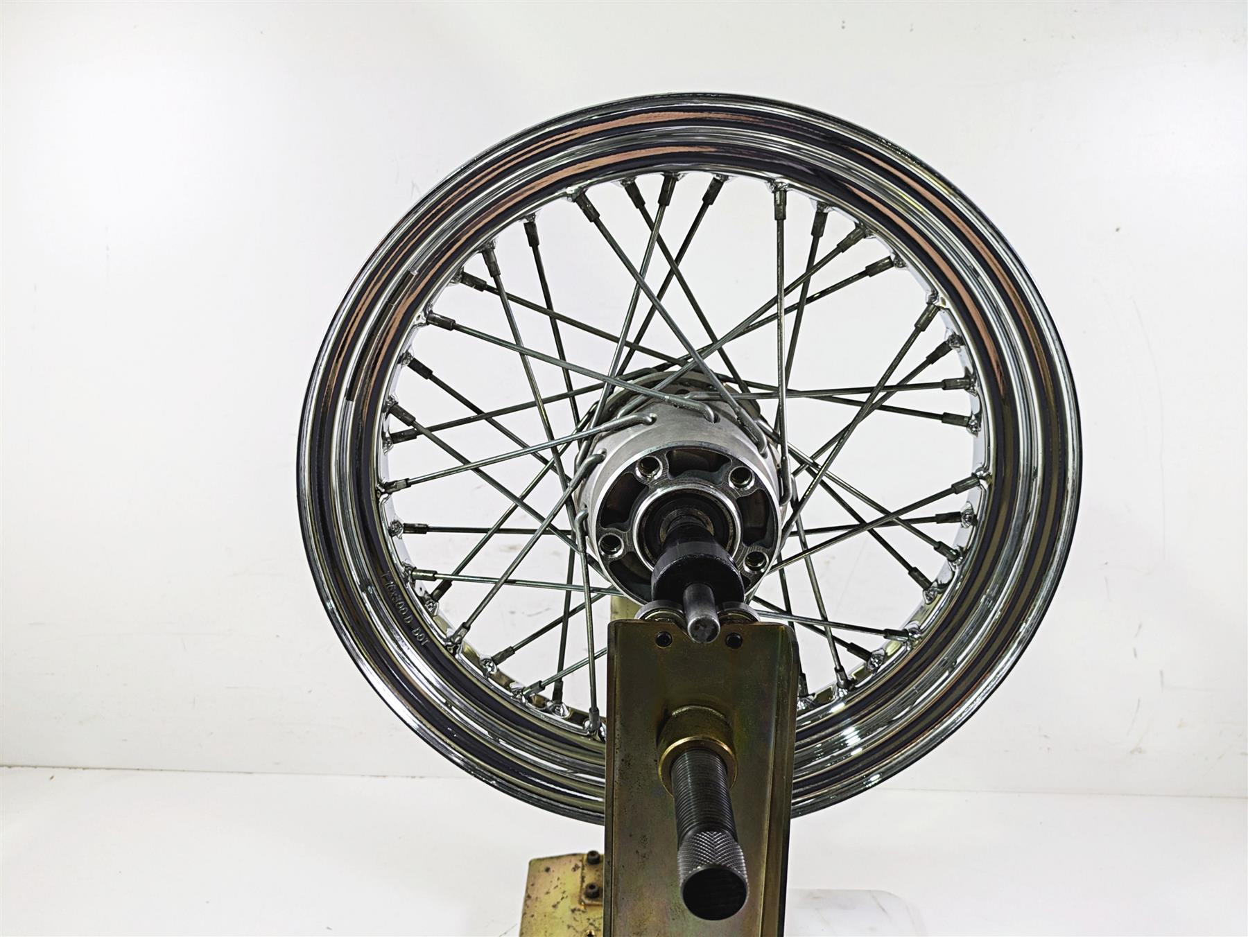 2002 Harley Dyna FXDL Low Rider Straight 16x3 Rear Wheel Spoke Rim 40975-05A {{ shop.shopifyCountryName }} - Mototech271