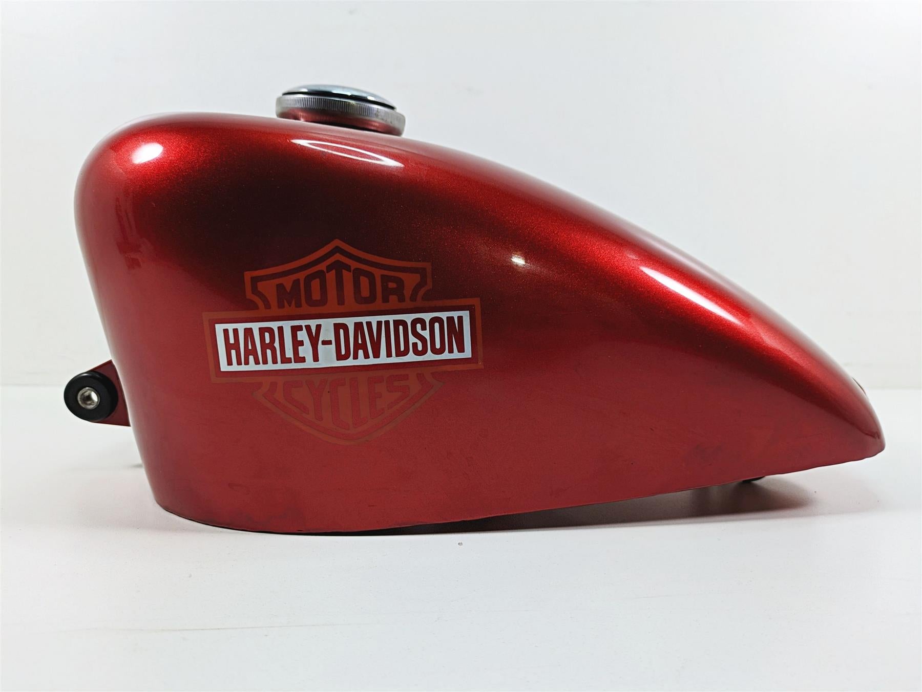 1986 Harley Sportster XLH 883 Fuel Gas Petrol Tank Candy Red - Read 61023-83D {{ shop.shopifyCountryName }} - Mototech271