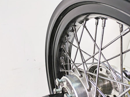 Harley Davidson Dyna Black 17x4.5 Spoke Wheel Rim 25mm Bearing 41430-09A {{ shop.shopifyCountryName }} - Mototech271