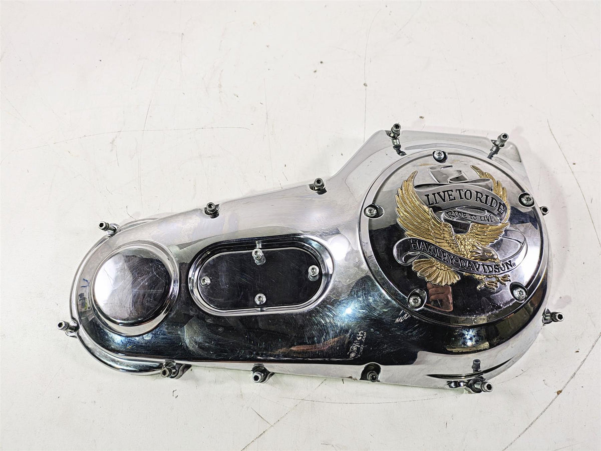 2004 Harley Softail FLSTF Fat Boy Outer Primary Drive Clutch Cover 60506-99 {{ shop.shopifyCountryName }} - Mototech271