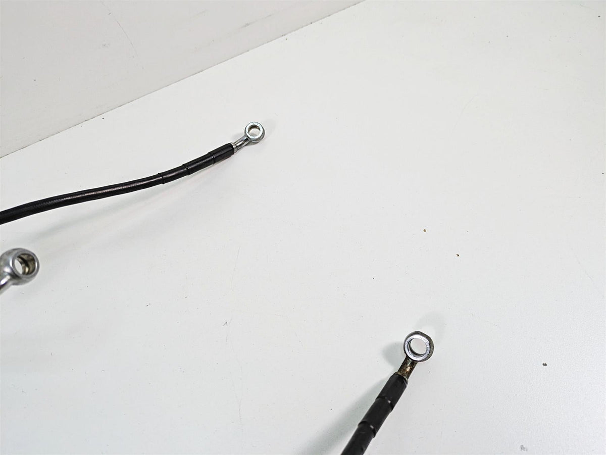 2009 Harley FXDF Dyna Fat Bob Brake Line Clutch Throttle Cable Set 9.5" Riser {{ shop.shopifyCountryName }} - Mototech271