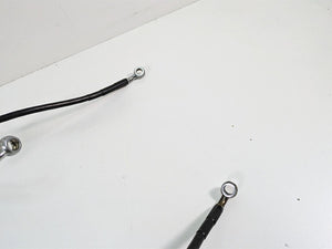 2009 Harley FXDF Dyna Fat Bob Brake Line Clutch Throttle Cable Set 9.5" Riser | Mototech271
