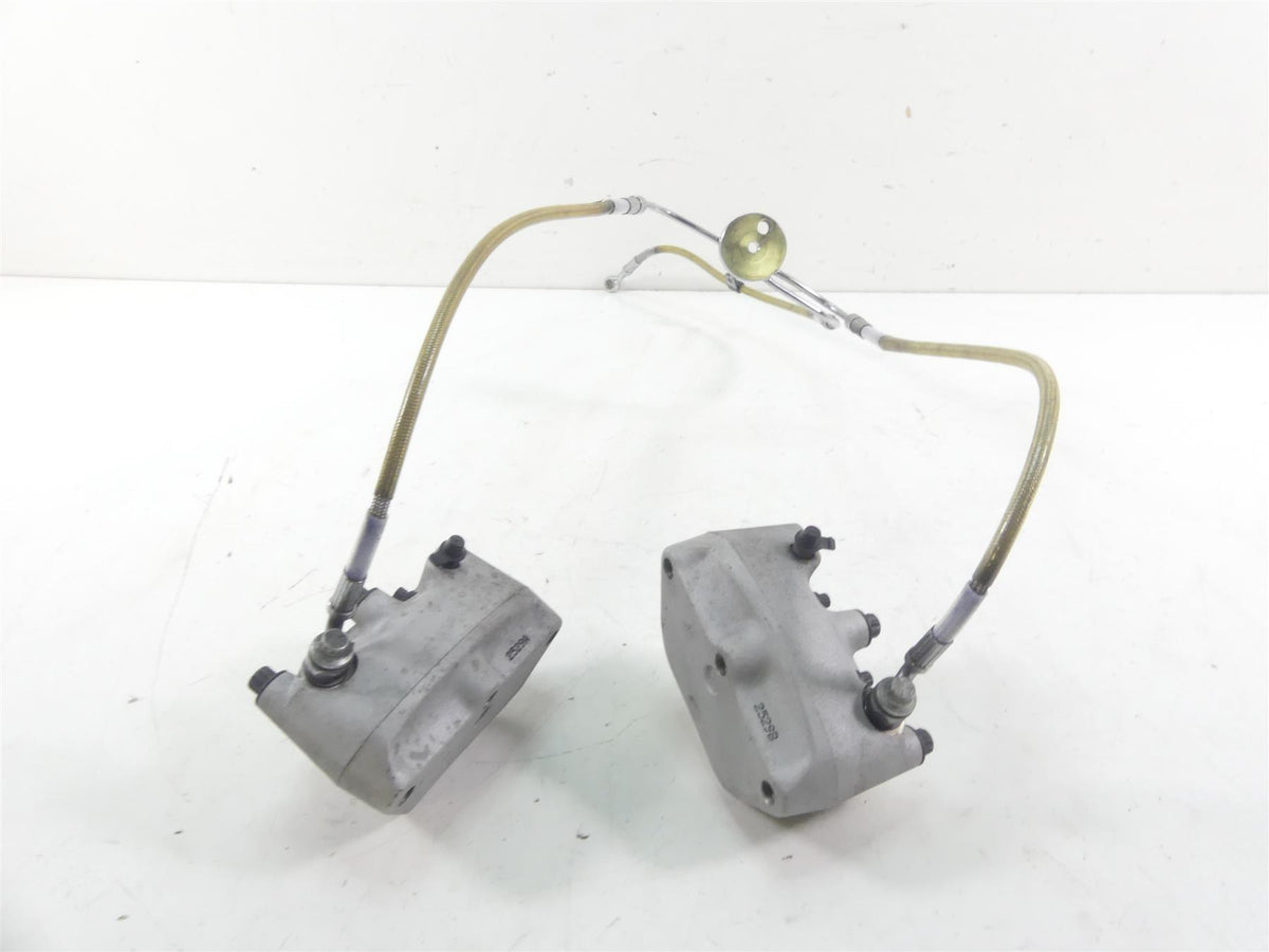 2000 Harley Dyna FXR4 CVO Super Glide Front Brake Caliper & Lines Set 44382-99 {{ shop.shopifyCountryName }} - Mototech271