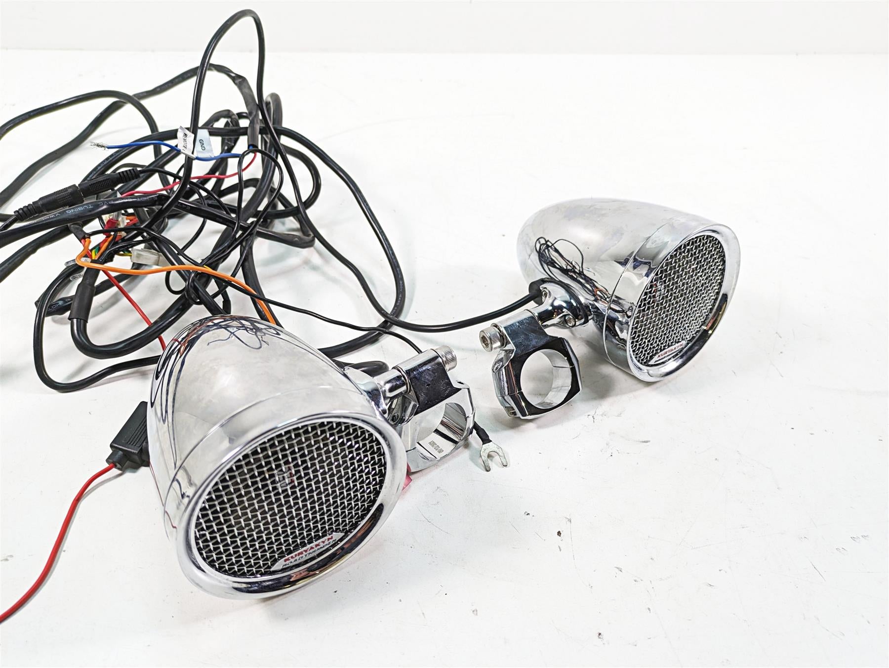 2009 Harley Dyna FXDFSE CVO Fat Bob Kuryakyn Road Thunder Speaker Set 2716 2710 {{ shop.shopifyCountryName }} - Mototech271